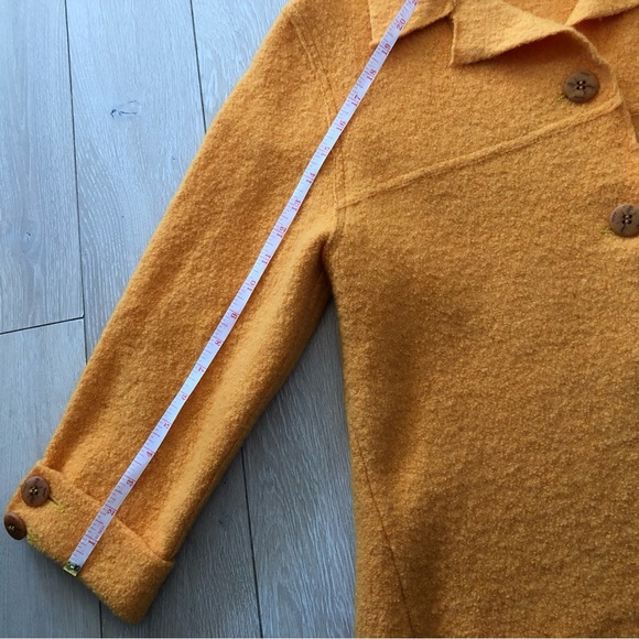 Vintage Emme Canada 100% Wool Textured Shirt Jacket Size L - Picture 6 of 12